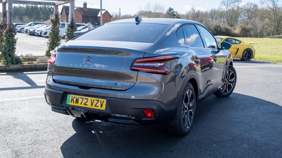 Citroen e-C4 X rear