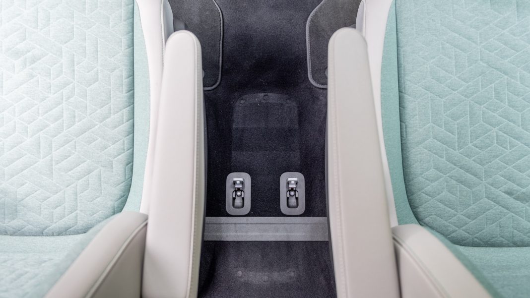 VW ID. Buzz centre console removed