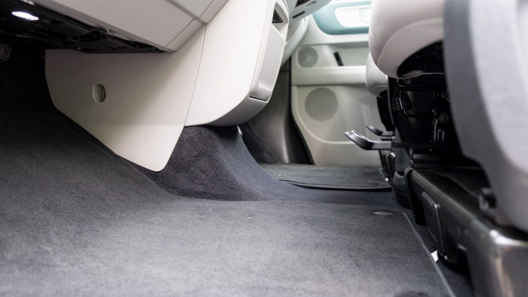 VW ID. Buzz front footwell
