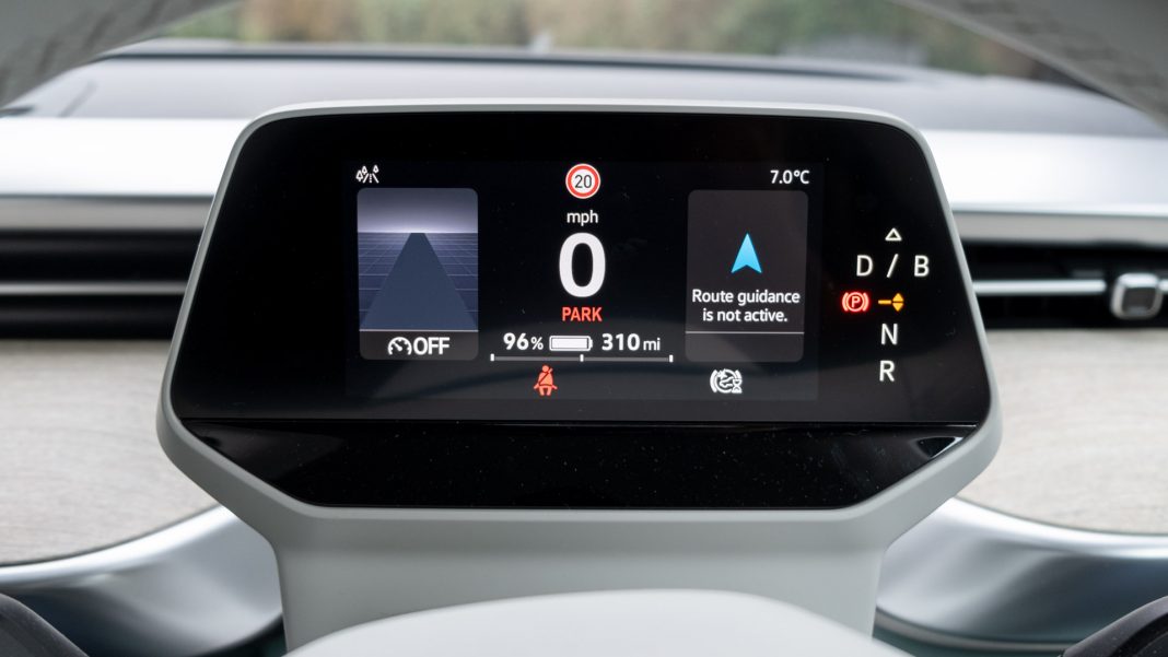 VW ID. Buzz instrument cluster design