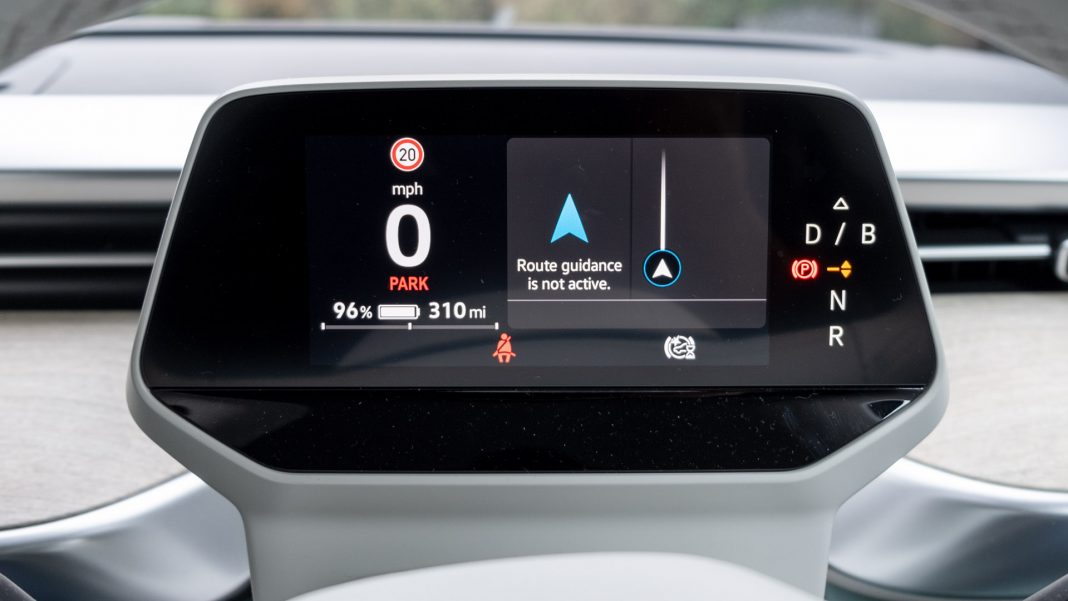 VW ID. Buzz instrument cluster maps