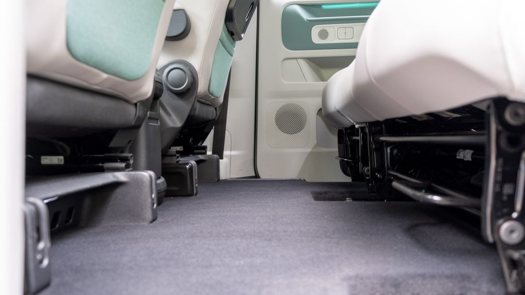 VW ID. Buzz rear footwell