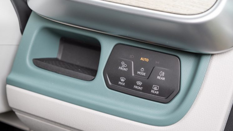 VW ID. Buzz touch buttons