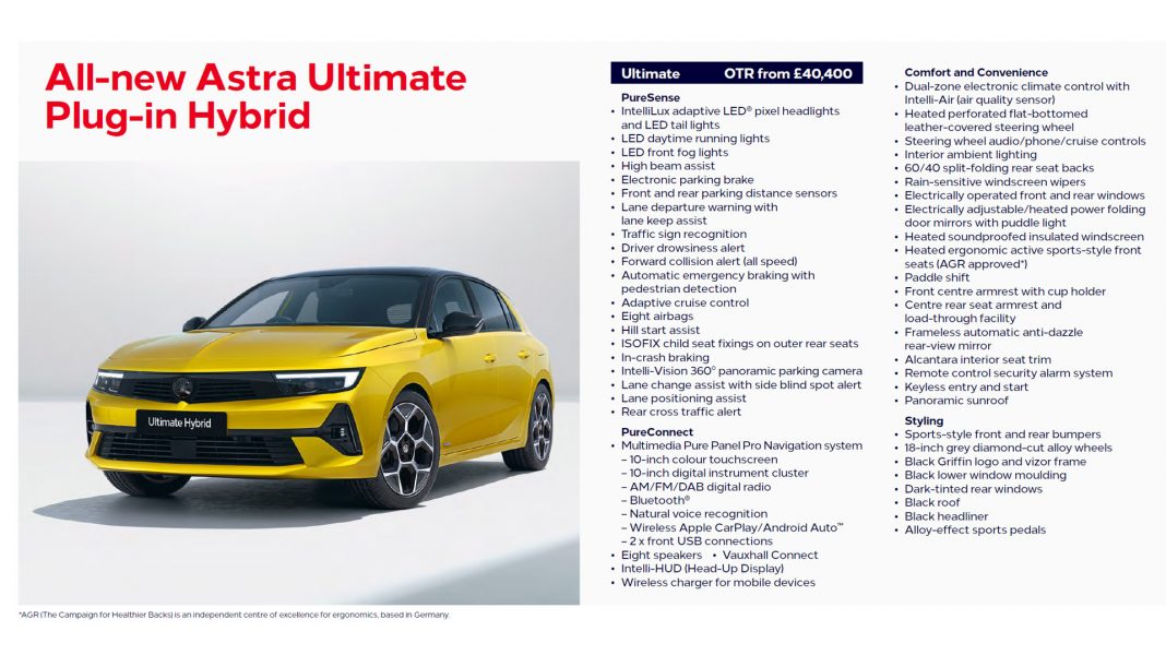 Vauxhall Astra Hybrid specs3