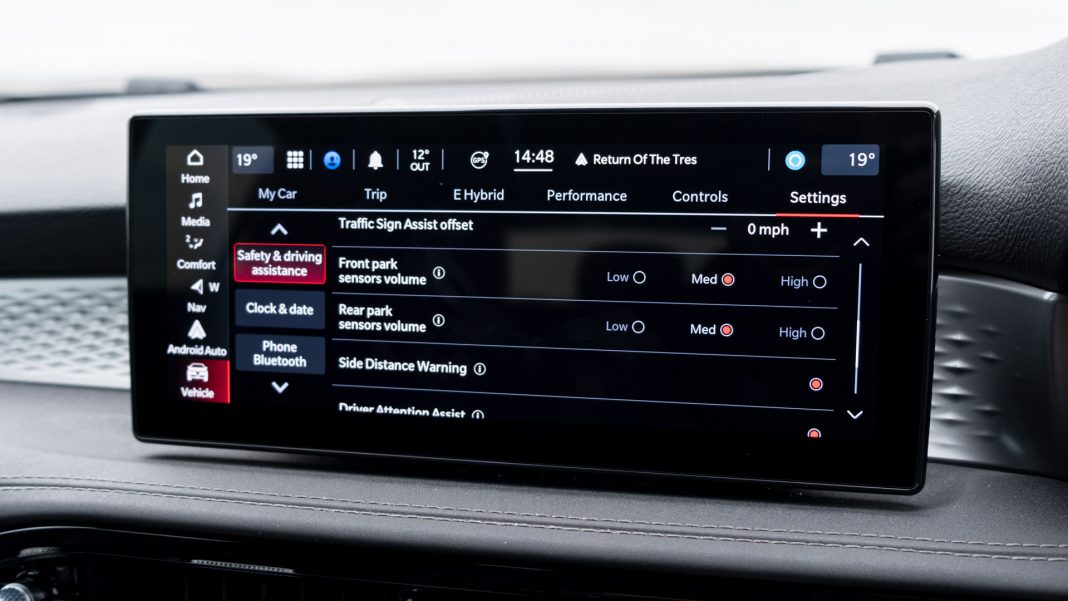 Alfa Romeo Tonale hybrid safety systems