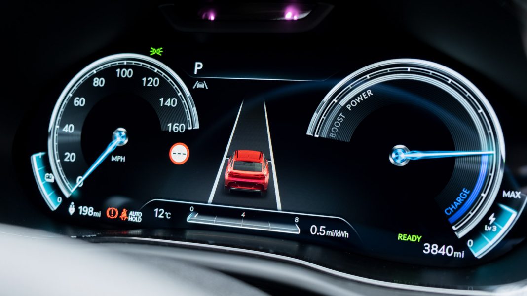 Genesis Electrified GV70 3D cluster