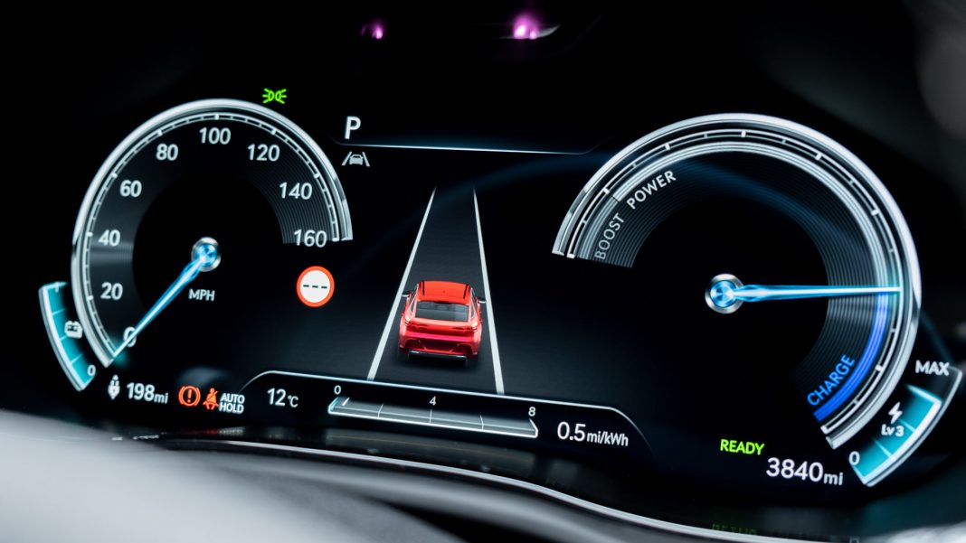 Genesis Electrified GV70 3D cluster off