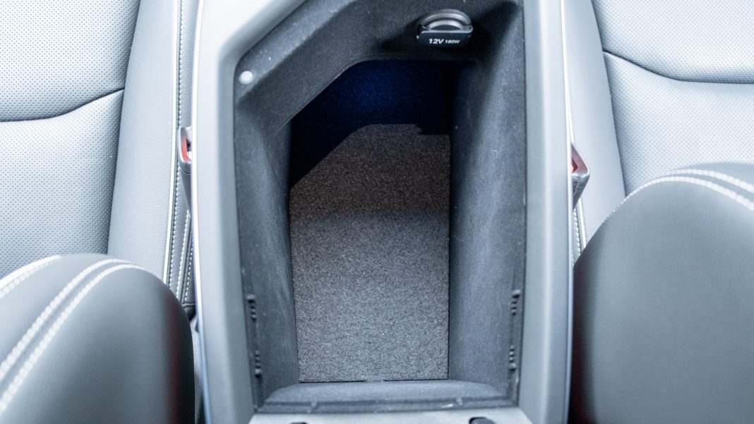 Genesis Electrified GV70 armrest storage