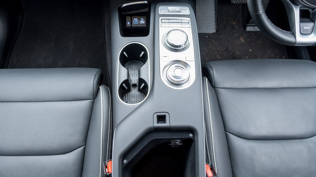 Genesis Electrified GV70 cabin storage