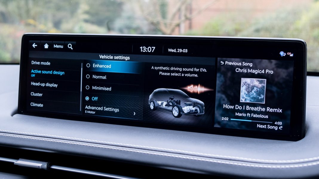 Genesis Electrified GV70 custom audio