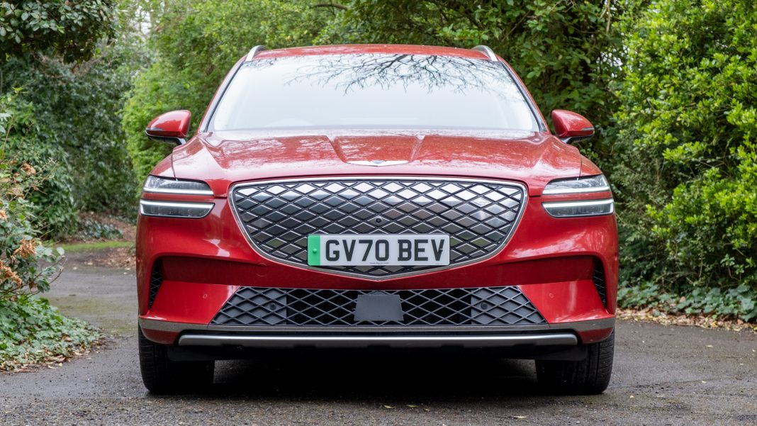 Genesis Electrified GV70 front design