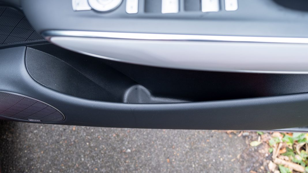 Genesis Electrified GV70 front door storage