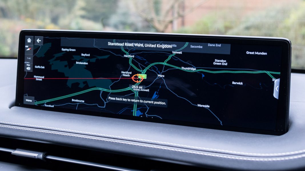 Genesis Electrified GV70 maps