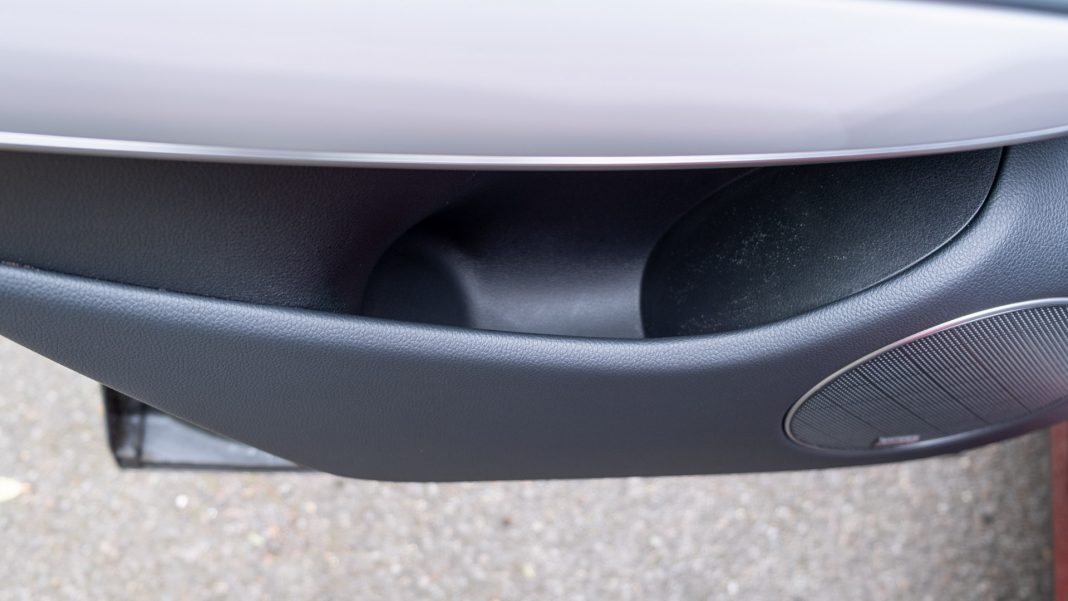 Genesis Electrified GV70 rear door storage