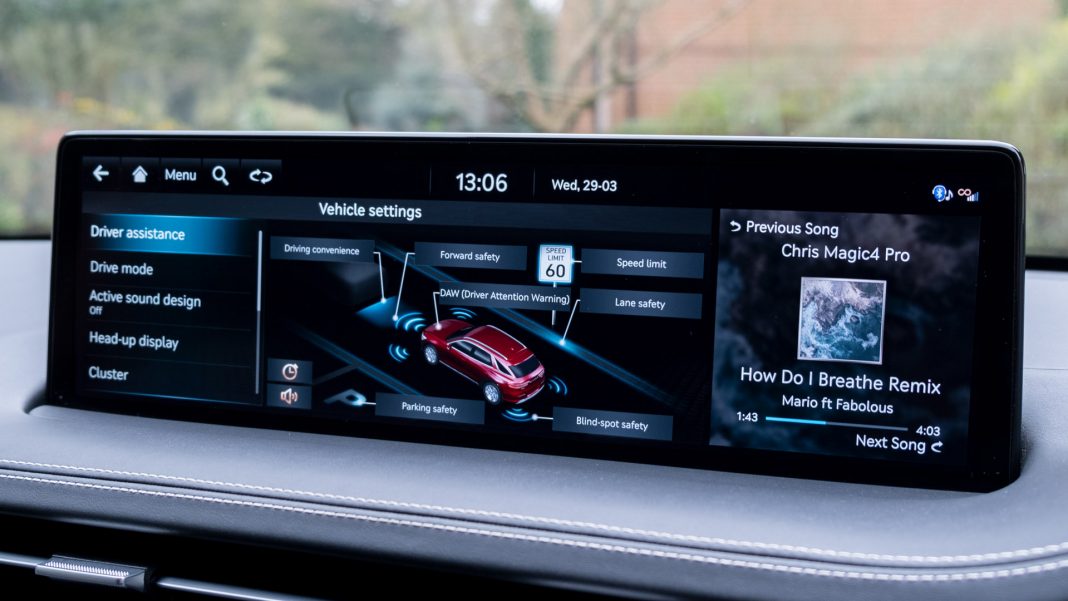 Genesis Electrified GV70 safety systems