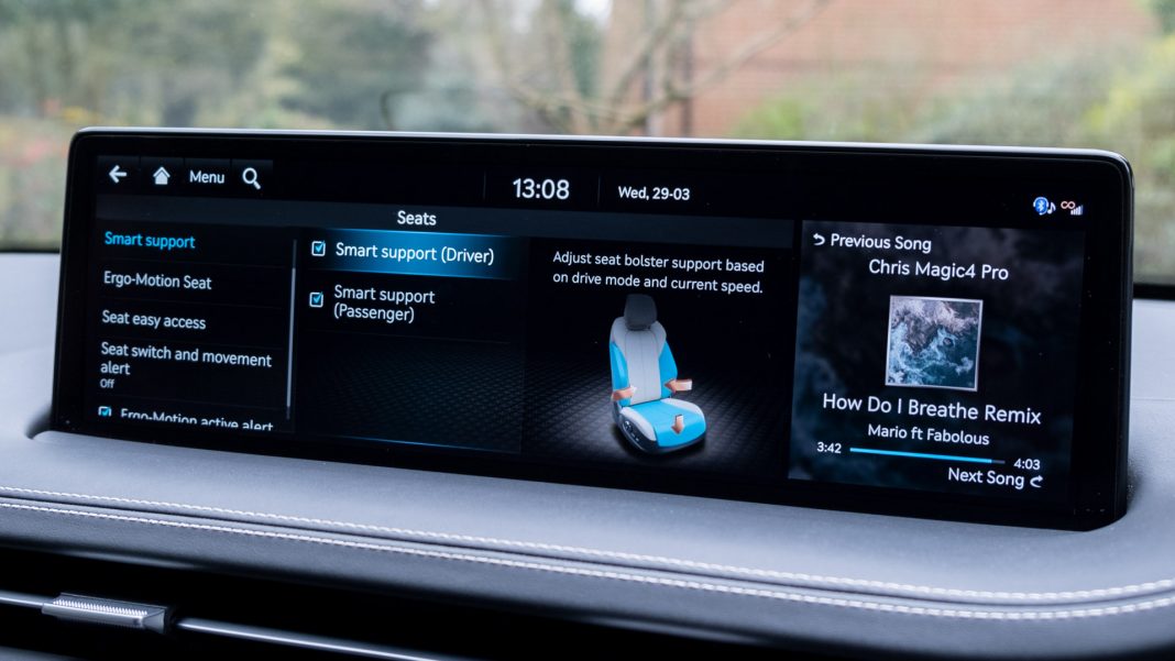 Genesis Electrified GV70 seat massage