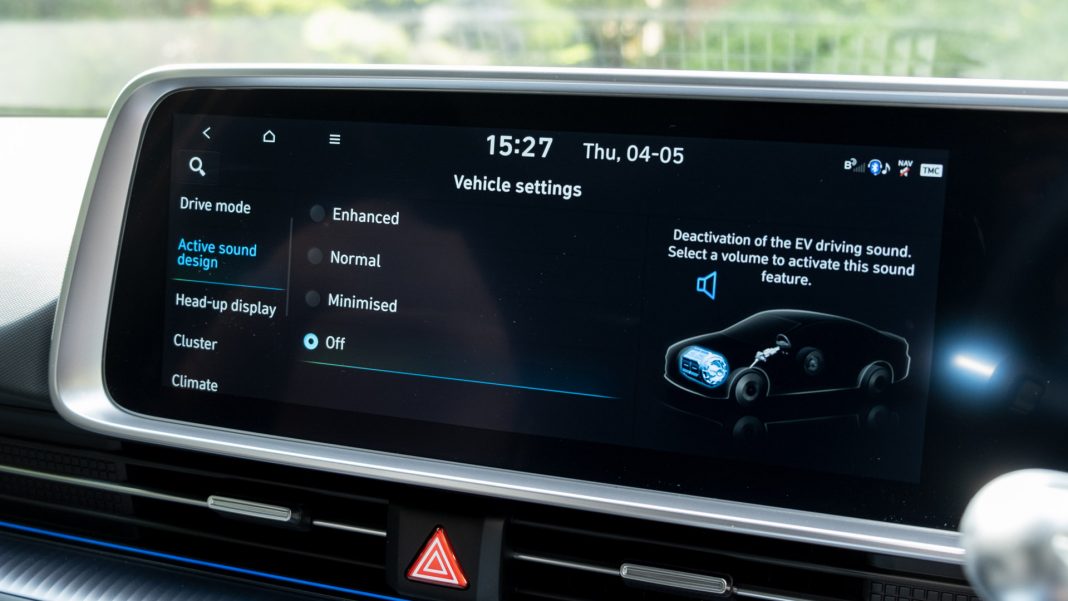 Hyundai Ioniq 6 active sound design