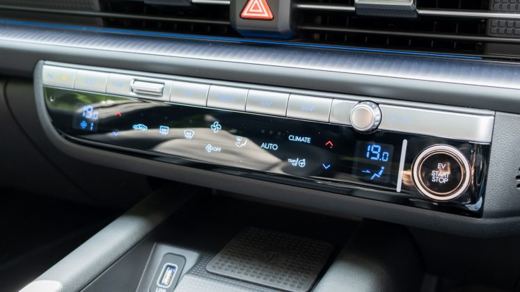 Hyundai Ioniq 6 climate controls