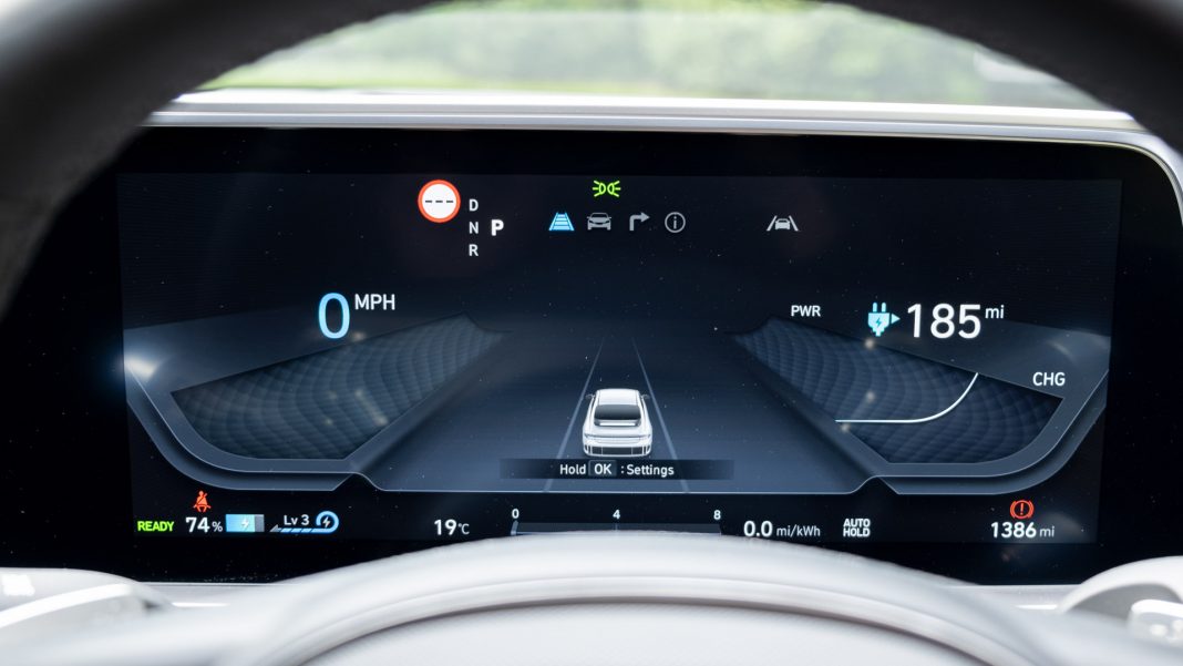 Hyundai Ioniq 6 instrument cluster