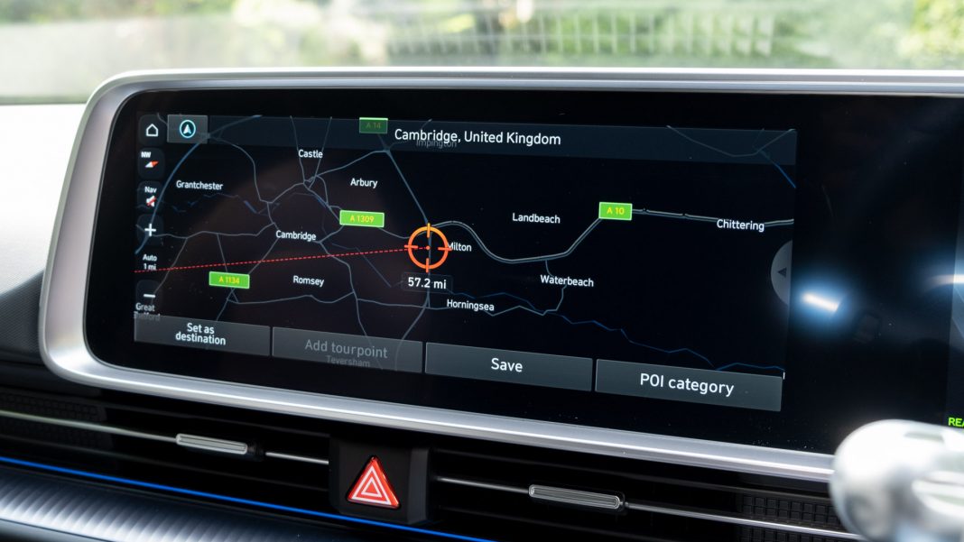 Hyundai Ioniq 6 maps