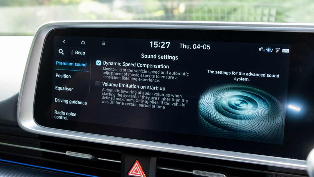 Hyundai Ioniq 6 sound settings