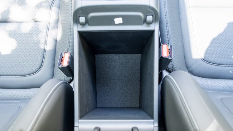 Hyundai Tucson armrest storage
