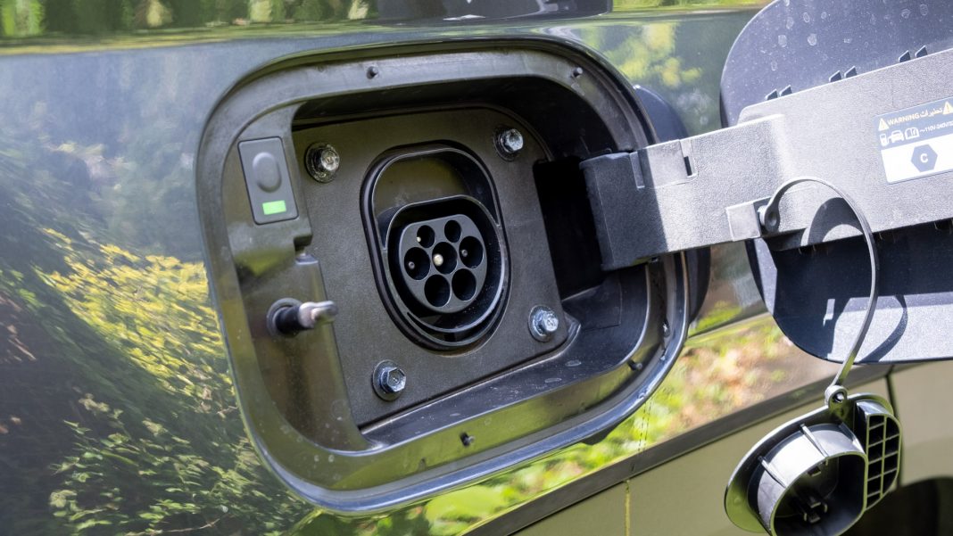 Hyundai Tucson charging port