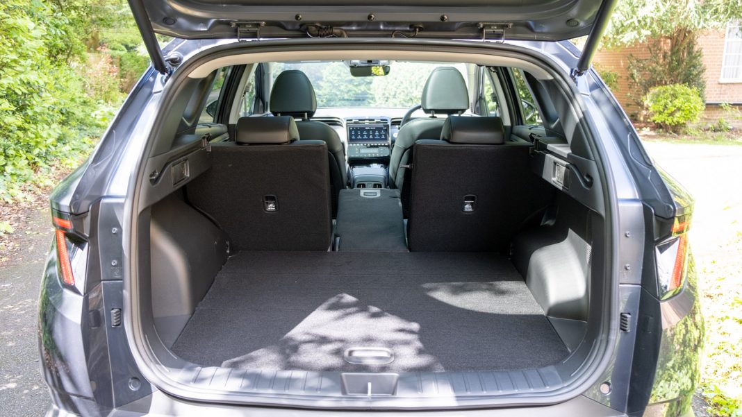 Hyundai Tucson one seat down