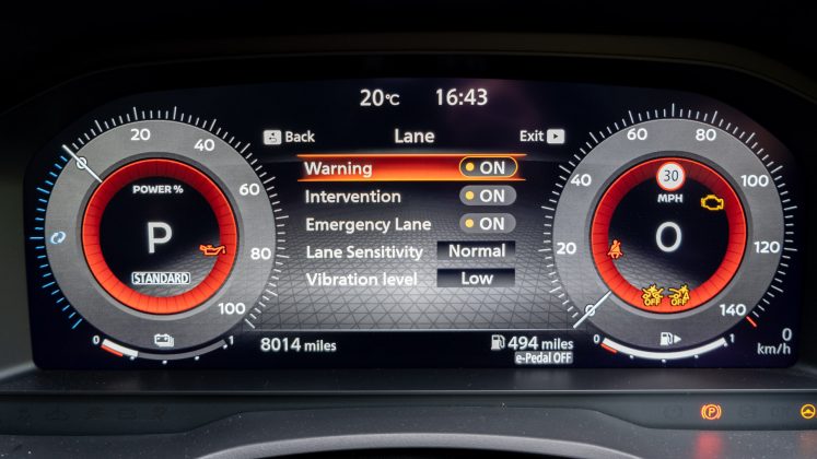 Nissan Qashqai safety systems