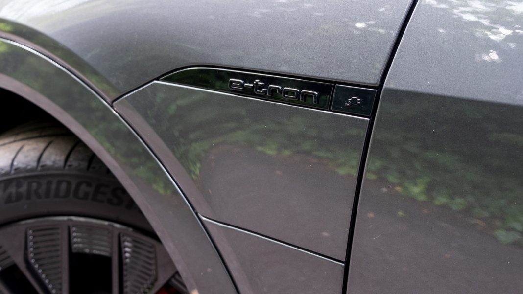 Audi Q8 e-tron charging flap