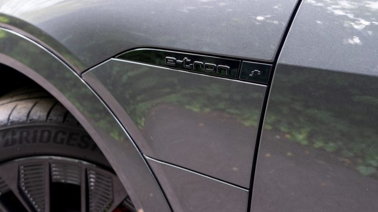 Audi Q8 e-tron charging flap