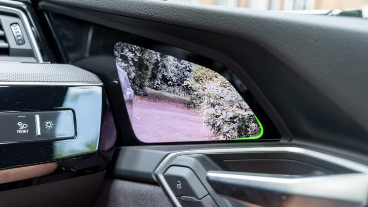 Audi Q8 e-tron mirror safety