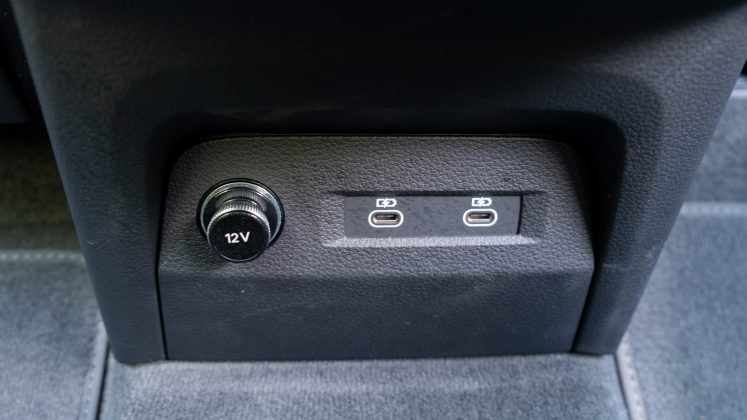 Audi Q8 e-tron rear USB