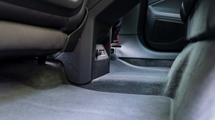 Audi Q8 e-tron rear footwell