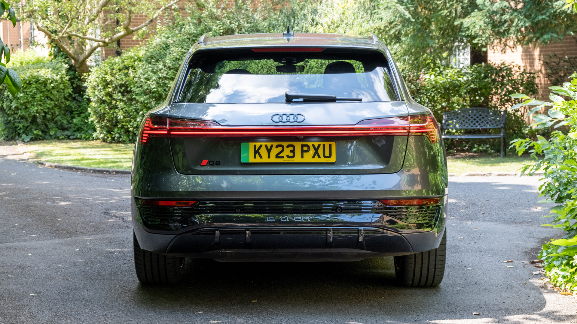 Audi Q8 e-tron rear profile