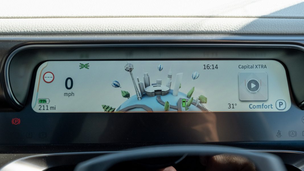 Smart #1 instrument cluster