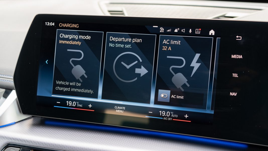 BMW iX1 charging times