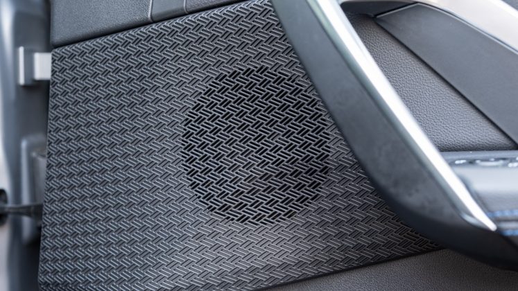 BMW iX1 front door speaker