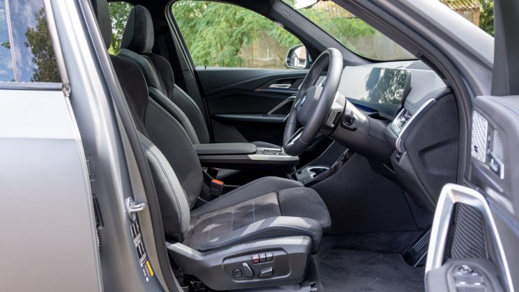 BMW iX1 front seat controls