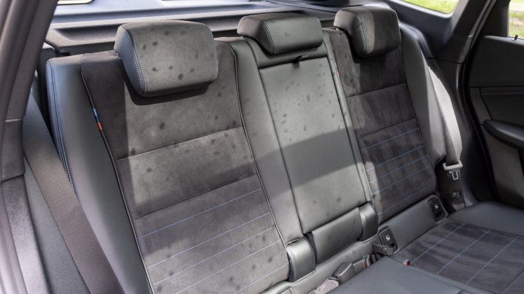 BMW iX1 rear seat comfort