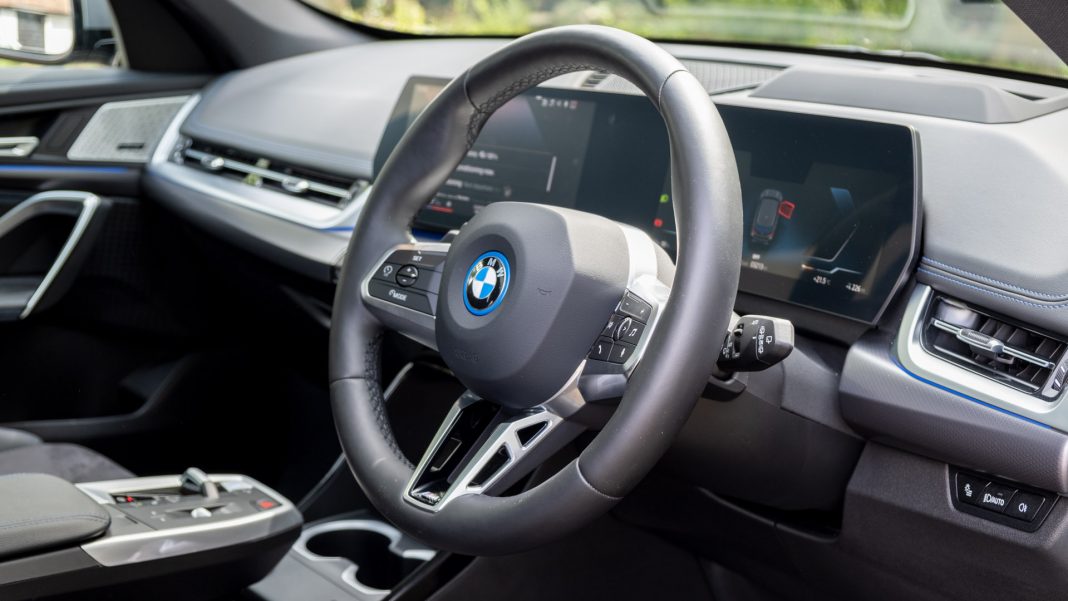 BMW iX1 steering wheel