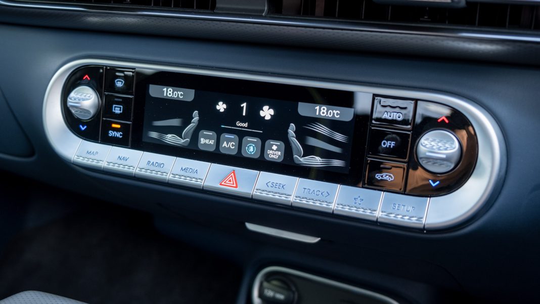 Genesis GV60 climate controls