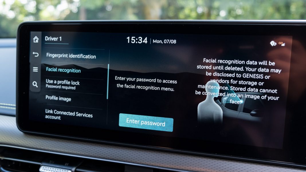 Genesis GV60 facial recognition
