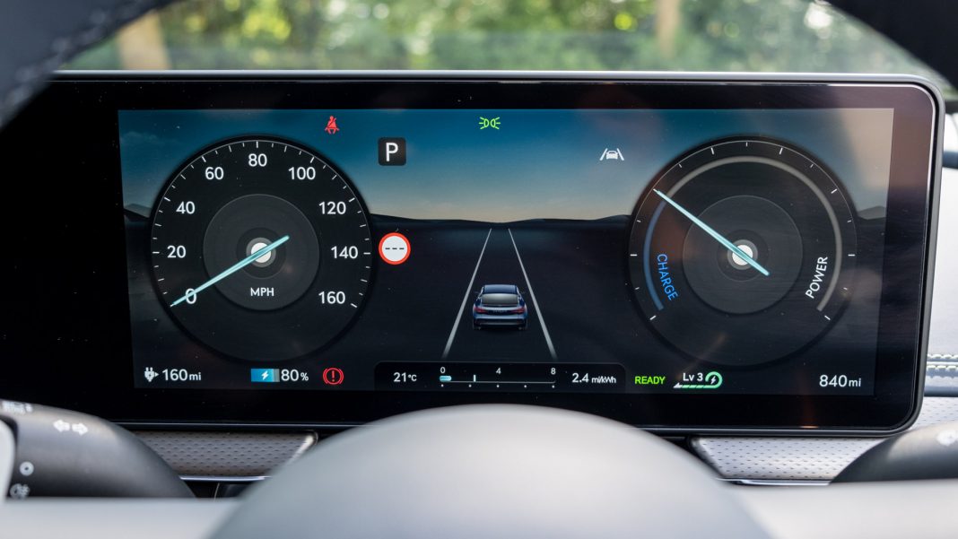 Genesis GV60 instrument cluster dials