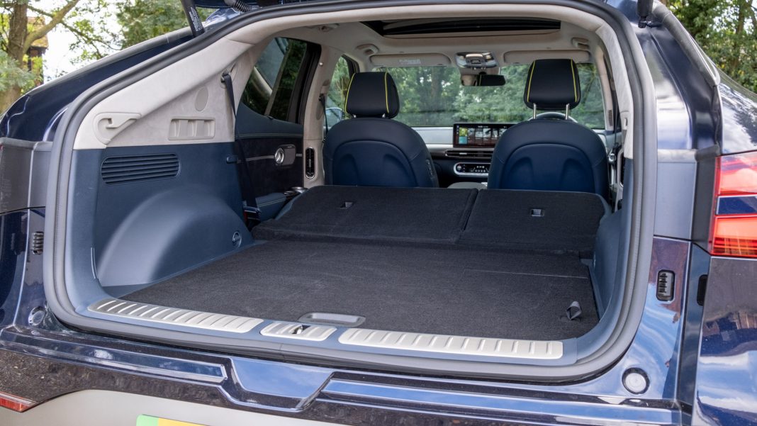 Genesis GV60 seats folded