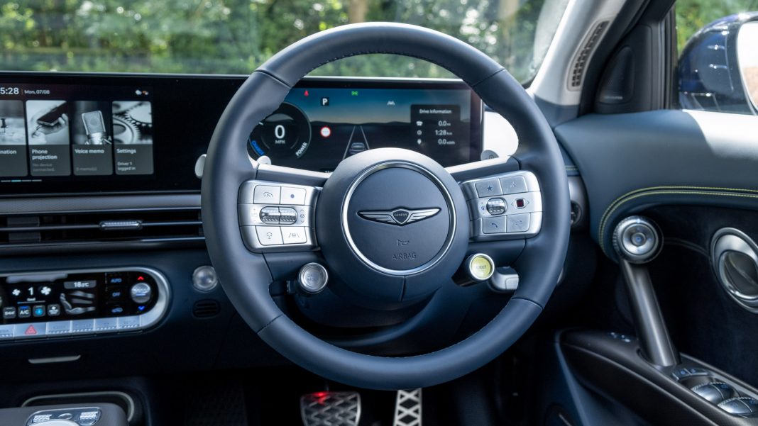Genesis GV60 steering wheel design