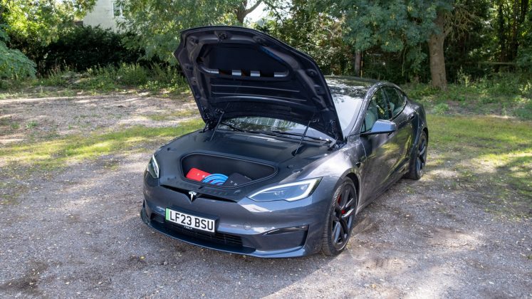 Tesla Model S Plaid front compartment