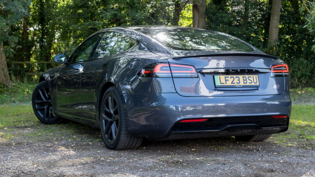 Tesla Model S Plaid rear