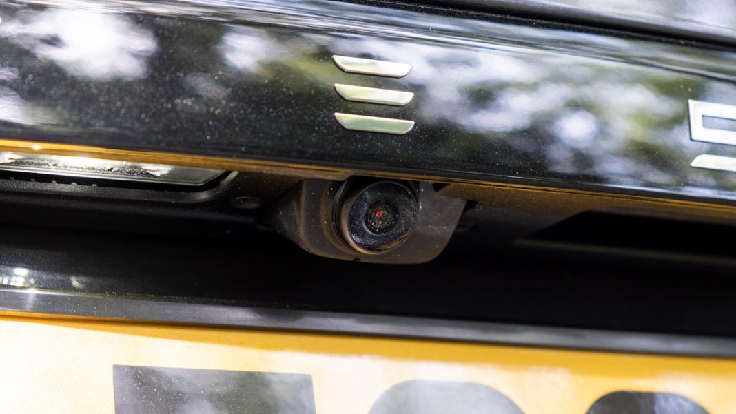 Tesla Model S Plaid rear camera