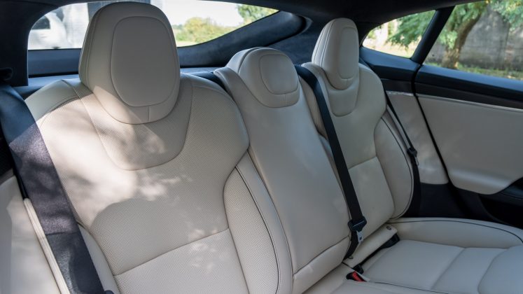 Tesla Model S Plaid rear seat comfort